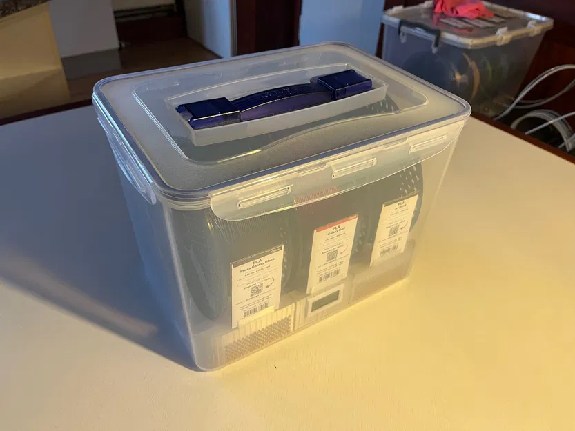 Drybox - LocknLock HPL889: Bộ insert giữ cuộn filament & ngăn silica gel - Image 5