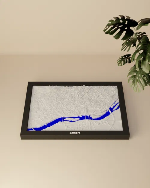 Zamora, Spain - 3D Miniature | Mô hình topographic thu nhỏ in 3D - Image 2