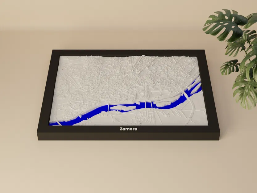 Zamora, Spain - 3D Miniature | Mô hình topographic thu nhỏ in 3D - Image 3