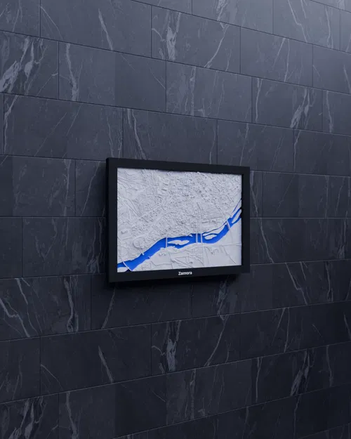 Zamora, Spain - 3D Miniature | Mô hình topographic thu nhỏ in 3D - Image 4