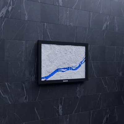 Zamora, Spain - 3D Miniature | Mô hình topographic thu nhỏ in 3D