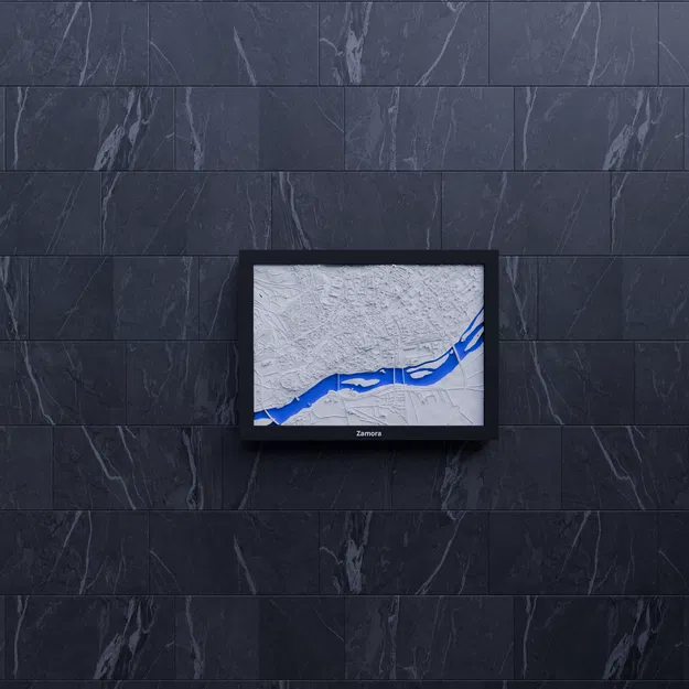 Zamora, Spain - 3D Miniature | Mô hình topographic thu nhỏ in 3D - Image 7