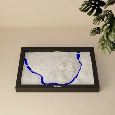 Toledo, Tây Ban Nha - Mô hình 3D thu nhỏ