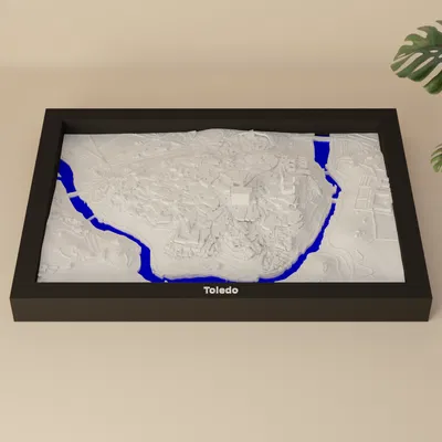 Toledo, Tây Ban Nha - Mô hình 3D thu nhỏ