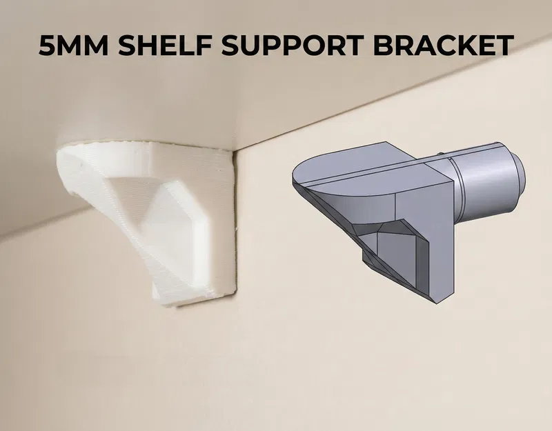 Chốt đỡ kệ 5mm tải nặng (pát chữ L) – Heavy Duty Shelf Pin/Peg - Image 1