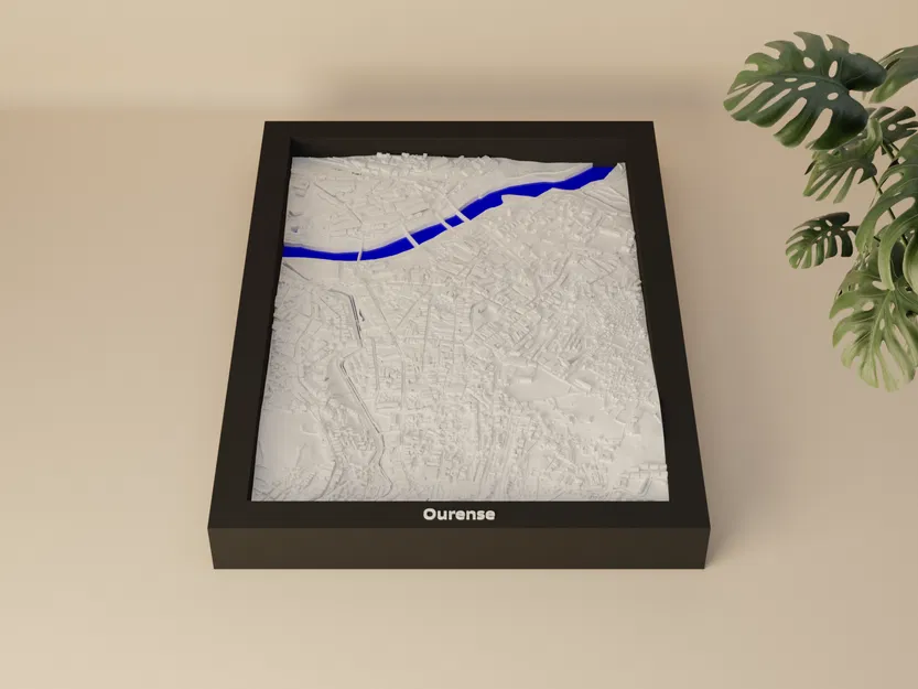 Ourense, Tây Ban Nha - Mô hình thu nhỏ 3D - Image 1