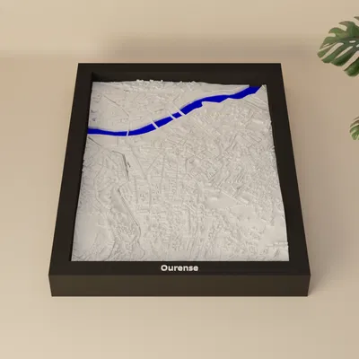 Ourense, Tây Ban Nha - Mô hình thu nhỏ 3D