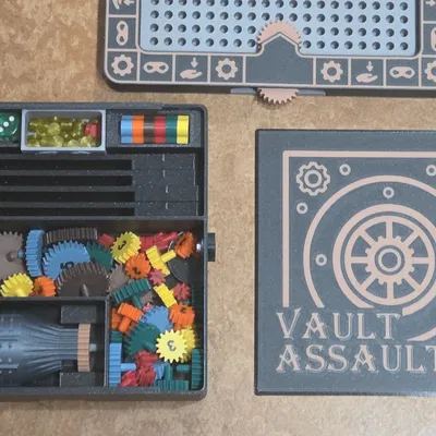 Hộp phụ kiện cho board game Vault Assault