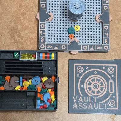 Hộp phụ kiện cho board game Vault Assault