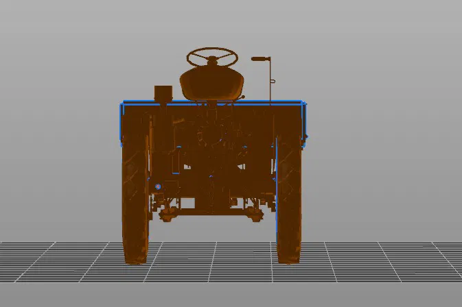 Mô Hình Xe Kéo Traktorenwerk Schönebeck RS-08 3D Chi Tiết - Image 2