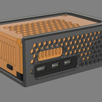 Giá treo tường cho Raspberry Pi5 + Geekworm X1001 NVMe SSD Case