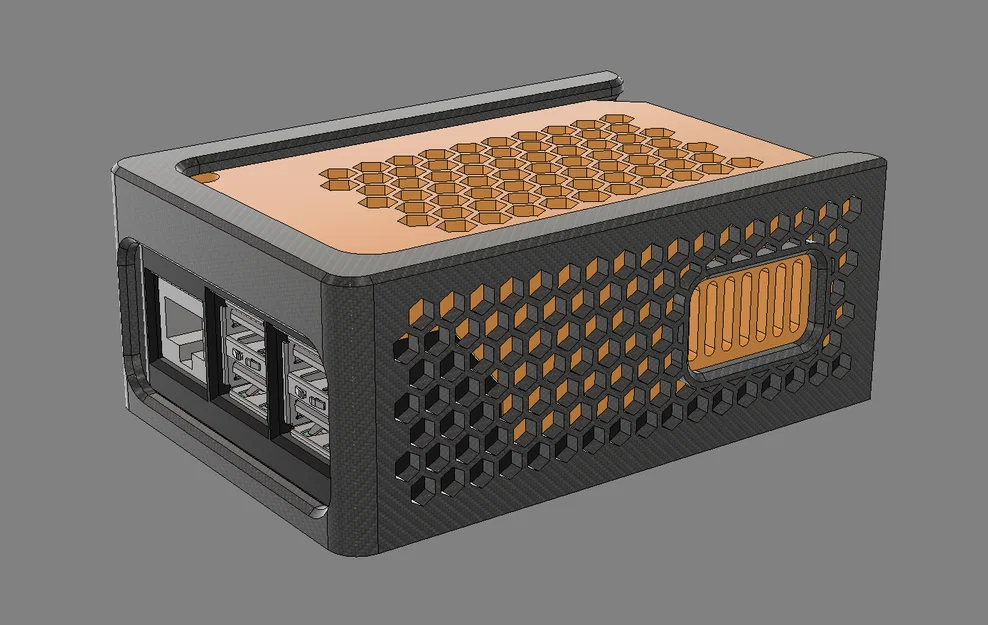 Giá treo tường cho Raspberry Pi5 + Geekworm X1001 NVMe SSD Case - Image 3