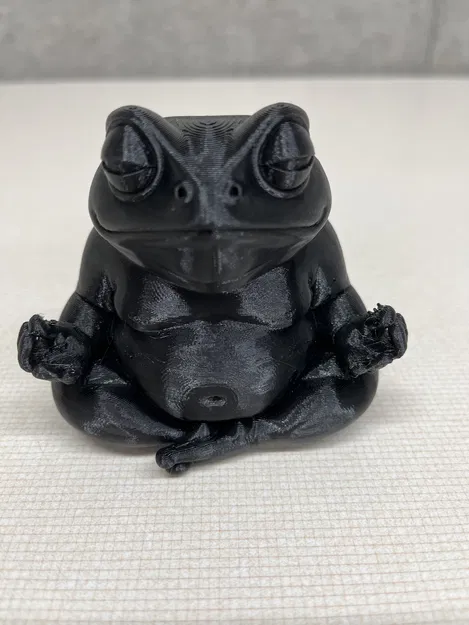 Chú Ếch Thiền Định 3D Đáng Yêu - Đồ Trang Trí Hài Hước - Image 1