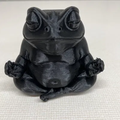 Chú Ếch Thiền Định 3D Đáng Yêu - Đồ Trang Trí Hài Hước