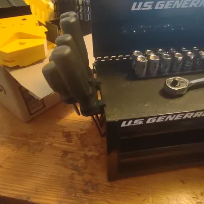 Giá đỡ tua vít 3D cho hộp đồ nghề mini US GENERAL