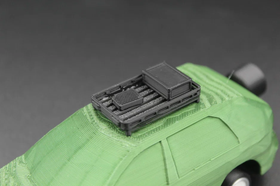 Phụ Kiện Xe Mô Hình 3D: Thùng Hàng & Vườn Mini - Image 1