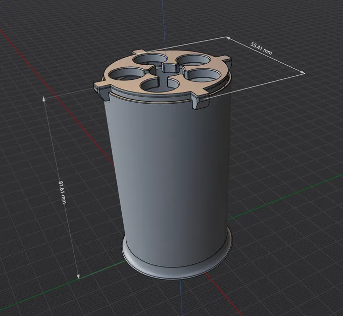 Giá đỡ ly đựng cọ vẽ (Paintbrush Cup Holder) - Image 2