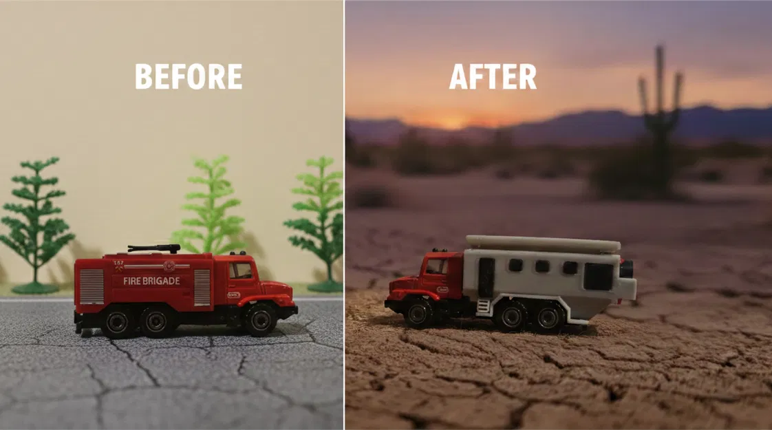 Xe Camper "Majorette Mercedes Zetros Camper Mod" - Biến Tấu Độc Đáo - Image 2