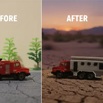 Xe Camper "Majorette Mercedes Zetros Camper Mod" - Biến Tấu Độc Đáo