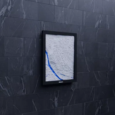 Béziers, France - 3D Miniature (Mô hình địa hình thu nhỏ 3D)