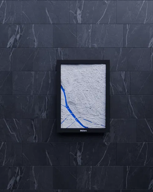 Béziers, France - 3D Miniature (Mô hình địa hình thu nhỏ 3D) - Image 5