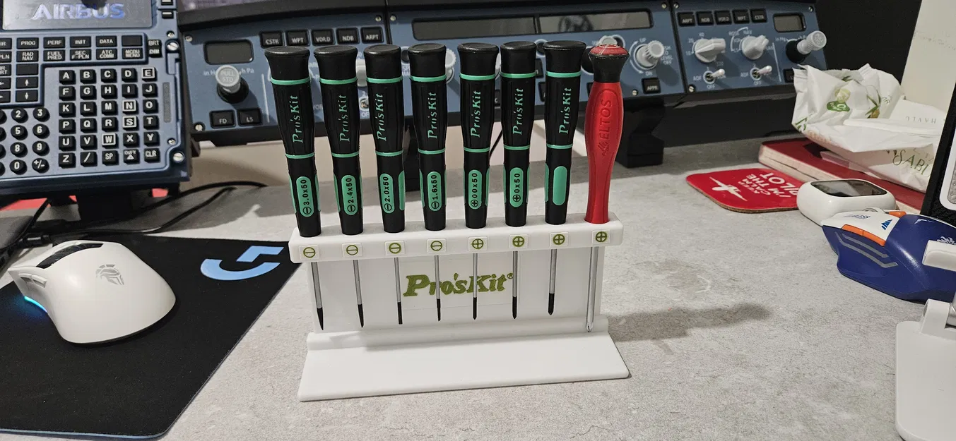 Chân đế giữ bộ tua vít Proskit 3D - Image 1