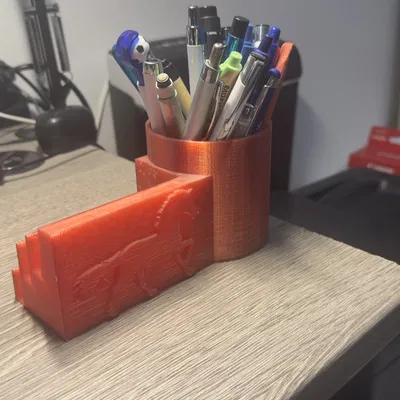 Ống Cắm Bút & Kệ Card Visit 3D Hình Ngựa Độc Đáo