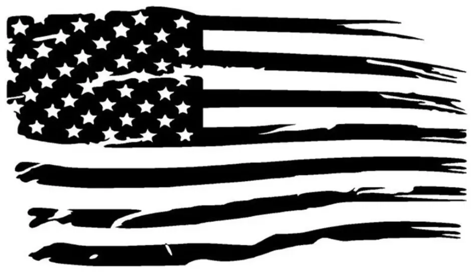 Decal Cờ Mỹ Bong Tróc - Phong Cách Bụi Bặm Độc Đáo - Image 1