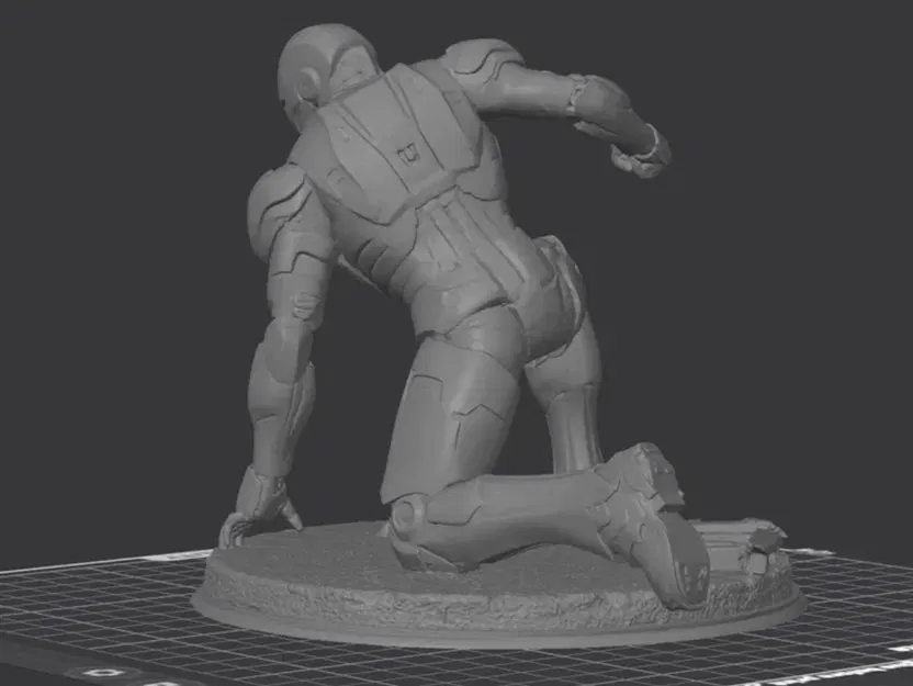 Tượng Iron Man 3D – Mô Hình Người Sắt Đẹp Cho Ngôi Nhà - Image 3