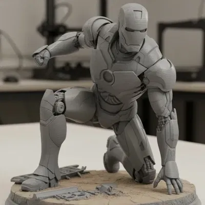 Tượng Iron Man 3D – Mô Hình Người Sắt Đẹp Cho Ngôi Nhà