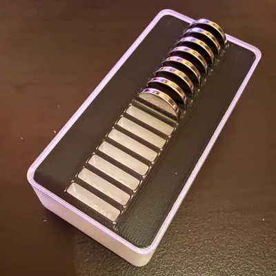 Hộp Đựng Pin CR1632 Chuẩn Gridfinity (15 Viên)