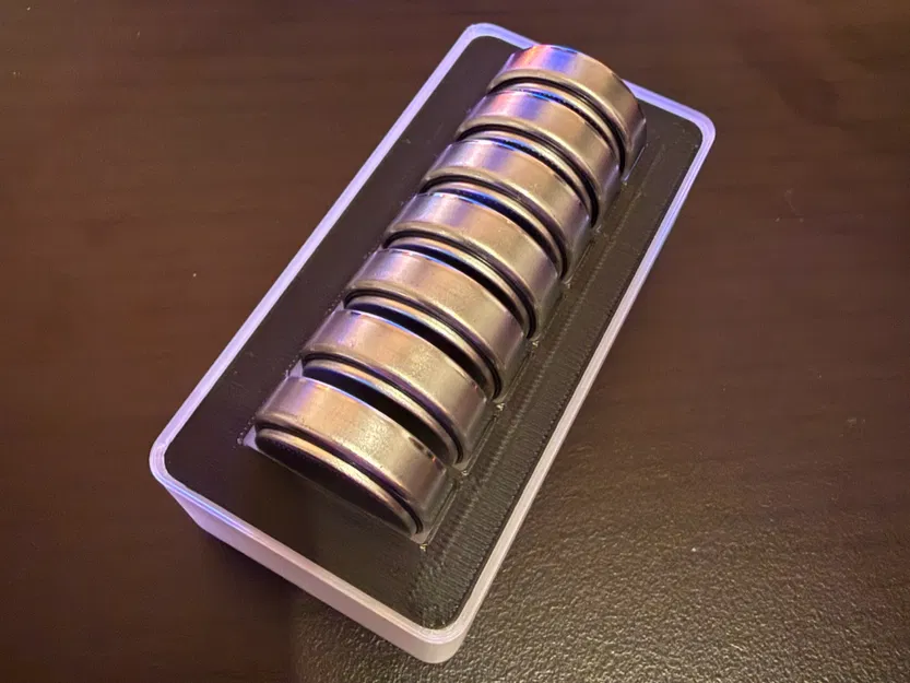 Khay Đựng 7 Viên Pin CR2477 Chuẩn Gridfinity - Image 2