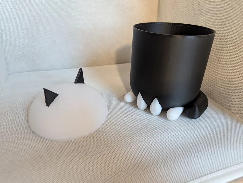 Hũ Bánh Quy Mèo Chonky – Lắp Ráp Module & Nhiều Màu - Image 2