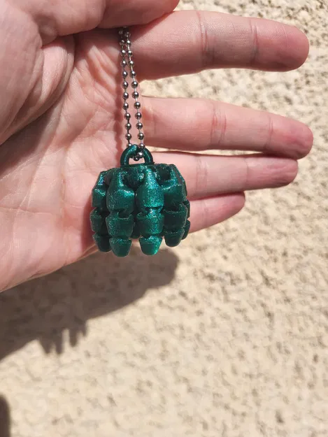 Móc khóa Bạch tuộc mini khớp nối – Fidget dẻo linh hoạt 3D - Image 1