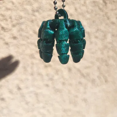 Móc khóa Bạch tuộc mini khớp nối – Fidget dẻo linh hoạt 3D