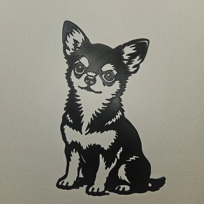 Trang trí tường Chó Chihuahua 3D – Quà tặng độc đáo cho người yêu thú cưng