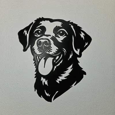Trang trí tường Labrador - Quà tặng ý nghĩa cho người yêu chó