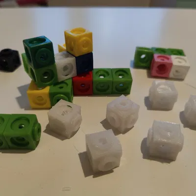 Stacking Cubes nhiều nub, tương thích Dick-System Steckwürfel