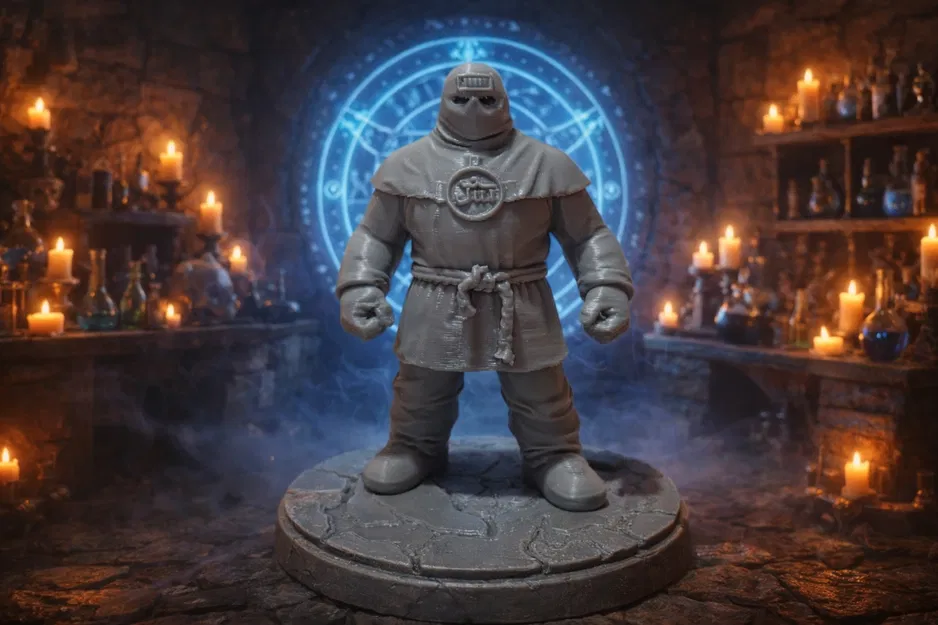 Mô Hình Golem 3D In - Nhân Vật Huyền Thoại Cho Game RPG - Image 1