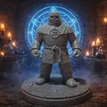 Mô Hình Golem 3D In - Nhân Vật Huyền Thoại Cho Game RPG - Thumbnail 1