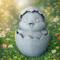 Mô hình 3D Chú Gà Con Đáng Yêu Trong Vỏ Trứng - Thumbnail 2