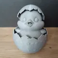 Mô hình 3D Chú Gà Con Đáng Yêu Trong Vỏ Trứng - Thumbnail 3