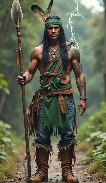 Mô hình 3D Chiến Binh Sét - Thunder Warrior Ấn Tượng - Image 2