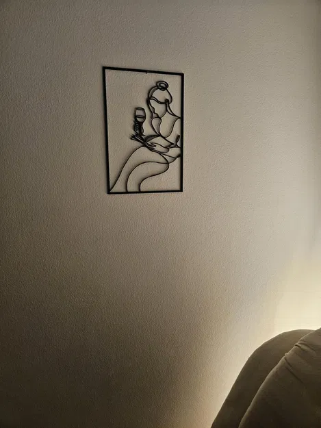 Tranh Treo Tường Nghệ Thuật "Rượu Vang và Sách" - Image 2