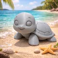 Chú Rùa Con Dễ Thương - Mô Hình In 3D Độc Đáo - Thumbnail 2