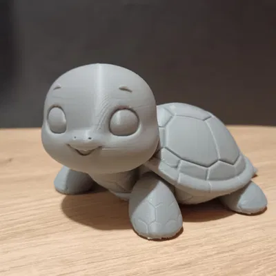 Chú Rùa Con Dễ Thương - Mô Hình In 3D Độc Đáo