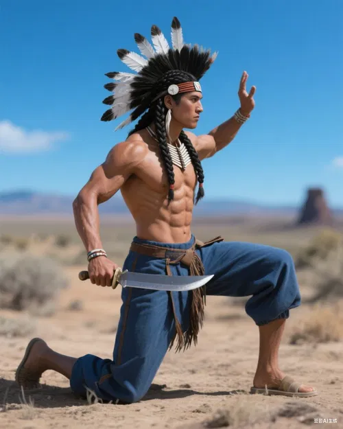 Mô Hình 3D Chiến Binh Sa Mạc Ấn Độ Dũng Mãnh - Image 2