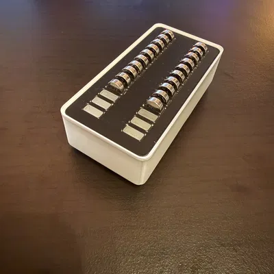 Hộp Đựng Pin LR41 1x2 Gridfinity Chuyên Nghiệp