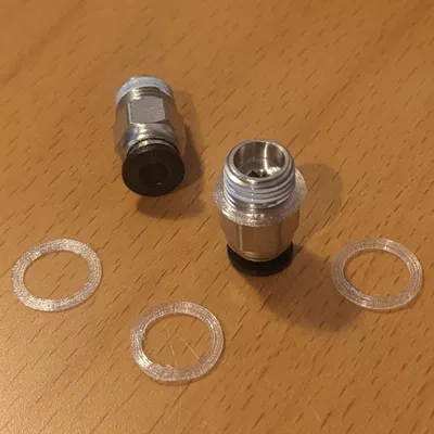 Vòng Đệm O-Ring 3D In TPU Cho Khớp Nối Khí Nén PC4-M10