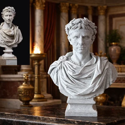 Auguste (Octave) Caius Octavius - Tượng bán thân